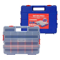 Caja con compartimentos Workpro Polipropileno 38,2 x 30 x 6,2 cm 18 Compartimentos