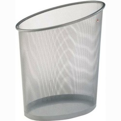 Cubo para la Basura Archivo 2000 MESHCORB M Gris Acero 18 L