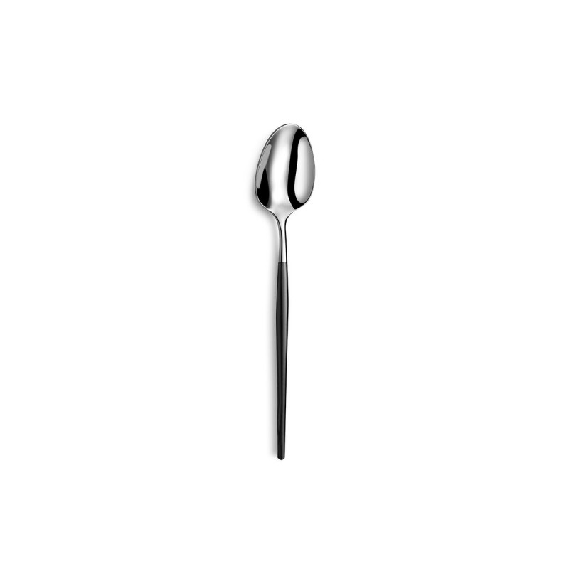 Set de Cucharas Amefa Soprano Negro Metal Acero Inoxidable Cafu00e9 12 Unidades