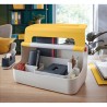 Caja de Almacenamiento Leitz Cosy Amarillo ABS 21,4 x 19,6 x 36,7 cm Asa de transporte