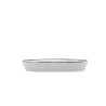 Bandeja de Aperitivos Ariane Vital Filo Blanco Negro Ceru00e1mica Alu00famina 17,3 x 2,6 x 10 cm (8 Unidades)