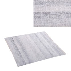 Alfombra de Exterior Goa PET Blanco/Gris