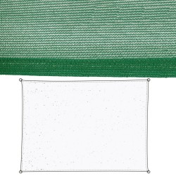 Velas de sombra Toldo Verde Polietileno 90 x 180 x 0,5 cm