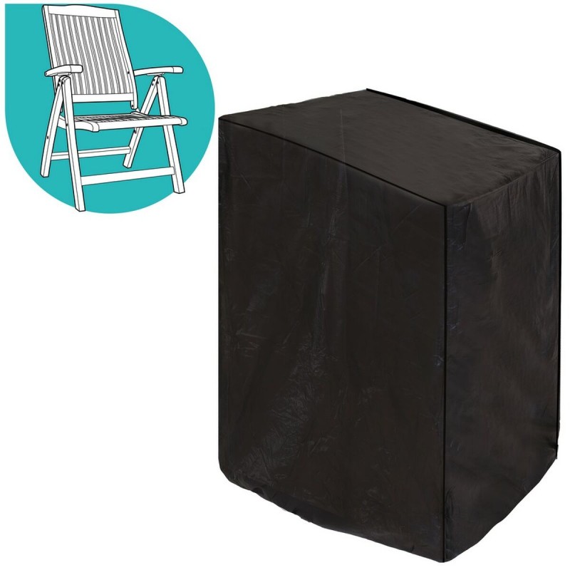 Funda para Silla Sillón Negro PVC 89 x 76 x 107 cm