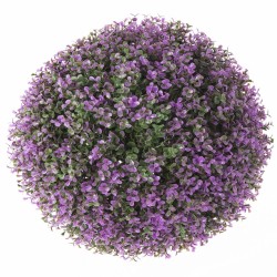 Planta Decorativa  Bola Lavanda Plástico 40 x 40 x 40 cm