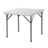 Mesa Plegable Blanco HDPE 87 x 87 x 74 cm