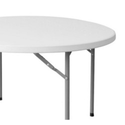 Mesa Plegable Blanco HDPE 120 x 120 x 74 cm