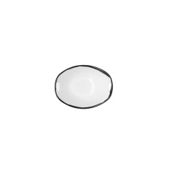 Cuenco Ariane Vital Filo Blanco Negro Ceru00e1mica 11,6 cm (8 Unidades)