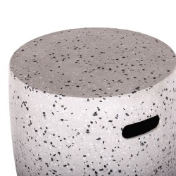 Taburete Terrazzo Blanco 40 x 40 x 45 cm