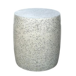 Taburete Terrazzo Negro 40 x 40 x 45 cm