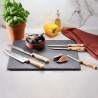 Cuchillo para Carne Richardson Sheffield Artisan Negro Madera Metal Acero Inoxidable 20 cm (6 Unidades)