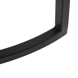 Mesa auxiliar Marrón Negro Metal Hierro Madera MDF 62,5 x 62,5 x 73 cm 62,5 x 31 x 73 cm (2 Unidades)