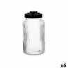 Tarro Quid Maison Transparente Vidrio 1,25 L (6 Unidades)