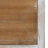 Mesita de Noche COUNTRY Natural Blanco Madera de abeto 50 x 35 x 55 cm Madera MDF