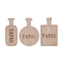 Tabla de servir Quid Tapas Madera (36 Unidades)