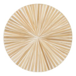 Mesa auxiliar Beige Bambú 40 x 40 x 45 cm Madera MDF