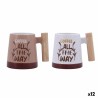 Taza Bidasoa All The Way Multicolor Ceru00e1mica 350 ml (12 Unidades)