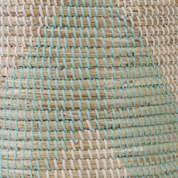 Juego de Cestos 38 x 38 x 50 cm Natural Gris Fibra natural (2 Piezas)