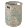 Juego de Cestos 38 x 38 x 50 cm Natural Gris Fibra natural (2 Piezas)