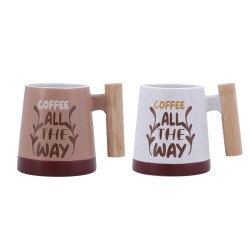 Taza Bidasoa All The Way Multicolor Ceru00e1mica 350 ml (12 Unidades)