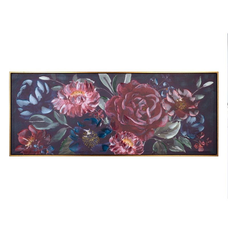 Cuadro 135 x 3,5 x 55 cm Lienzo Flores