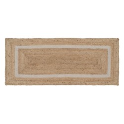 Alfombra Natural Blanco Yute 170 x 70 cm