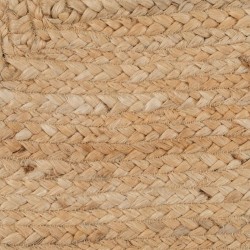 Alfombra Natural Blanco Yute 230 x 160 cm