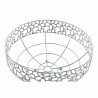 Frutero DKD Home Decor Plateado Metal Plu00e1stico 28 x 28 x 13,5 cm