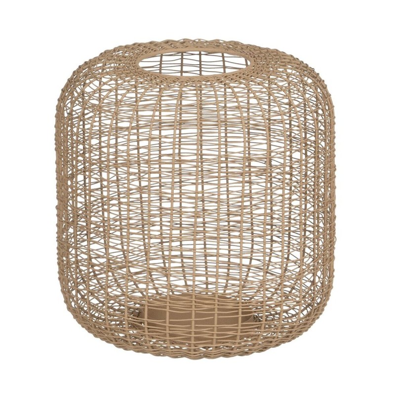 Farol Portavelas Beige 24 x 24 x 23 cm Hierro