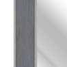 Espejo de pared 66 x 2 x 86 cm Gris Madera Blanco