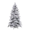 Árbol de Navidad Blanco Verde PVC Metal Polietileno 180 cm