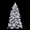 Árbol de Navidad Blanco Verde PVC Metal Polietileno 180 cm