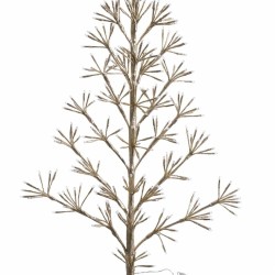 Árbol de Navidad Dorado Metal Plástico 90 cm