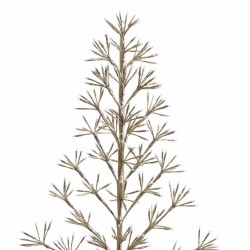 Árbol de Navidad Dorado Metal Plástico 90 cm