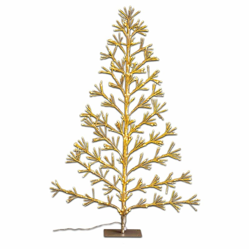 Árbol de Navidad Dorado Metal Plástico 120 cm