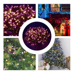 Guirnalda de Luces LED 50 m Rosa 6 W Navidad