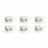 Juego de Tazas de Cafu00e9 DKD Home Decor Multicolor 180 ml Dolomita