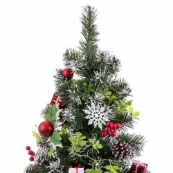 Árbol de Navidad Rojo Multicolor Plástico Piñas 60 cm