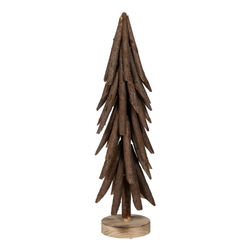 Árbol de Navidad Marrón Madera de Paulonia Árbol 27 x 27 x 88 cm