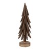 Árbol de Navidad Marrón Madera de Paulonia Árbol 21 x 21 x 60 cm