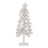 Árbol de Navidad Blanco Madera de Paulonia Árbol 34 x 11 x 90 cm