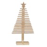 Árbol de Navidad Natural Madera de Paulonia Árbol 42 x 12 x 82 cm