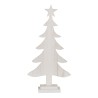 Árbol de Navidad Blanco Madera de Paulonia Árbol 40 x 2 x 80 cm