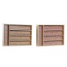 Organizador para Cubiertos DKD Home Decor Bambu00fa Colonial Africano 25,5 x 35,5 x 5 cm (2 Unidades)