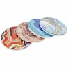 Posavasos DKD Home Decor Dolomite Corcho Moderno (4 pcs)