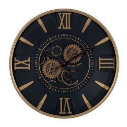 Reloj de Pared Negro Dorado...