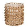 Juego de Cestos Beige Crema Fibra natural 45 x 45 x 45 cm (3 Unidades)