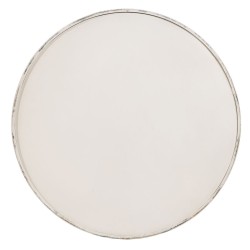 Mesita Auxiliar Crema Hierro 80 x 80 x 75 cm