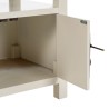 Mesita de Noche ORIENTE Blanco Madera MDF 50 x 40 x 66 cm