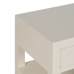 Mesita de Noche ORIENTE Blanco Madera MDF 50 x 40 x 66 cm